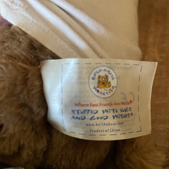 Build -A -Bear Workshop Retired Bearemy Brown Teddy Bear  15" with Cute Outfit - Picture 8 of 8
